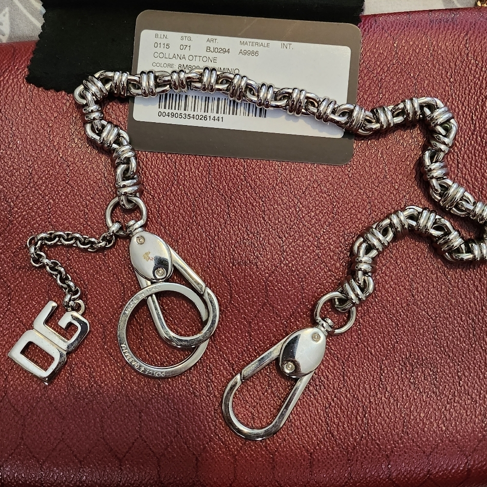 Dolce and Gabbana key ring chain/ Chain